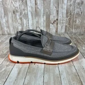 Cole Haan ZERØGRAND stichlite Men's Gray Knit Penny Loafers Comfort‎ Size 10M