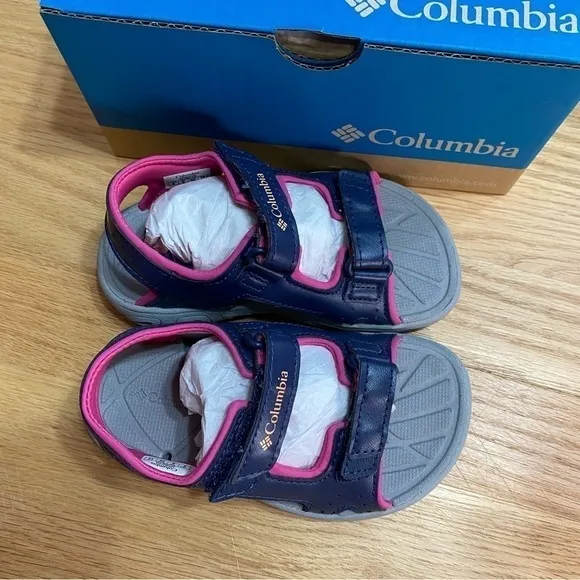 Columbia Techsun Vent Sandals NEW Sz 9 Vent Pink Purple Girls Toddler Open Toe