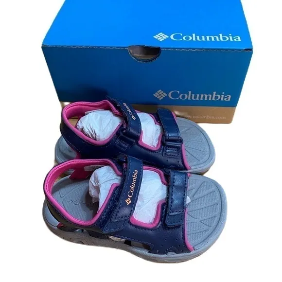 Columbia Techsun Vent Sandals NEW Sz 9 Vent Pink Purple Girls Toddler Open Toe