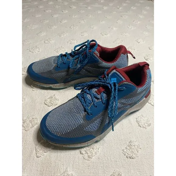 Columbia Vitesse Outdry Men’s Blue Hiking Walking Shoes Athletic Sneakers