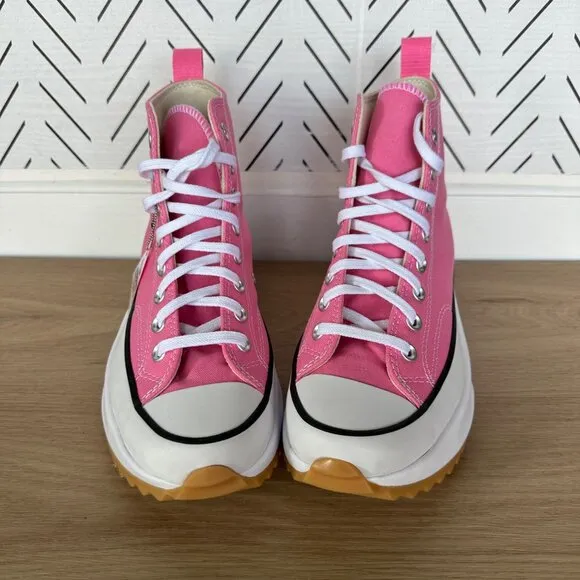 🤩Converse Size 7 Men's Shoes Run Star Hike Pop High Top Sneakers Pink A08735C🤩