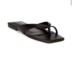 COPY - NWT Jonathan Simkhai black square toe leather sandals