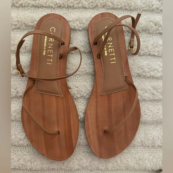 CoRNETTI Goloritze Sandal in Almond Size 37