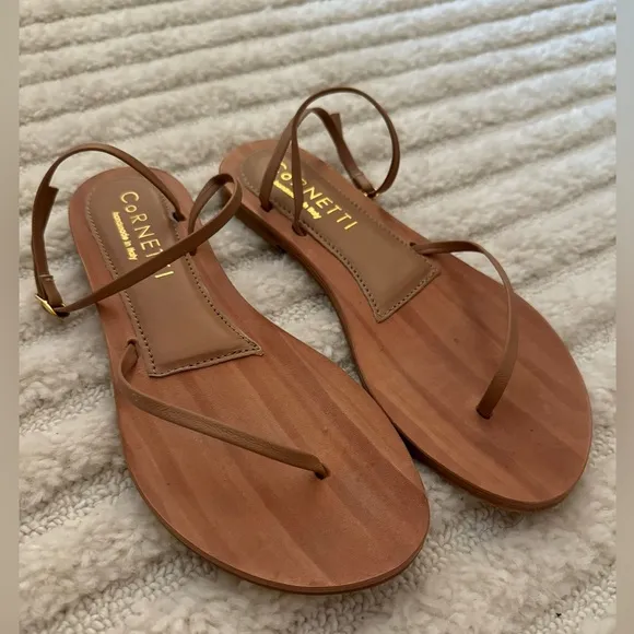 CoRNETTI Goloritze Sandal in Almond Size 37
