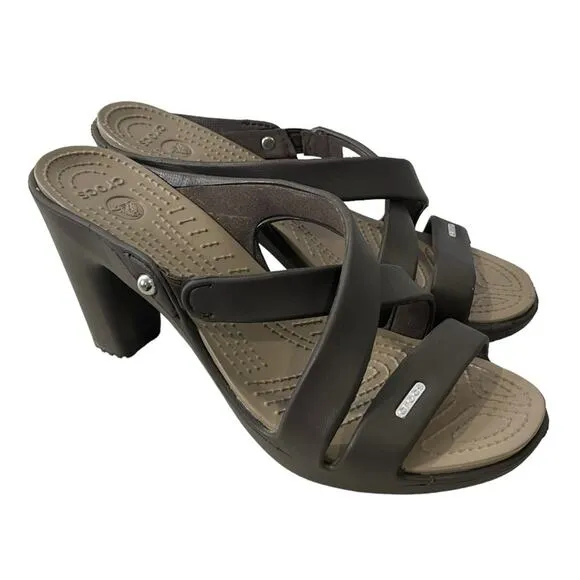 Crocs Cyprus Shoes Comfort Heels Size 9