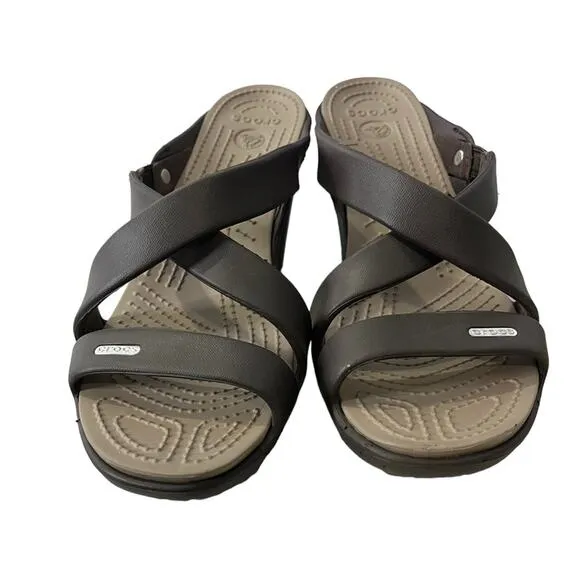 Crocs Cyprus Shoes Comfort Heels Size 9