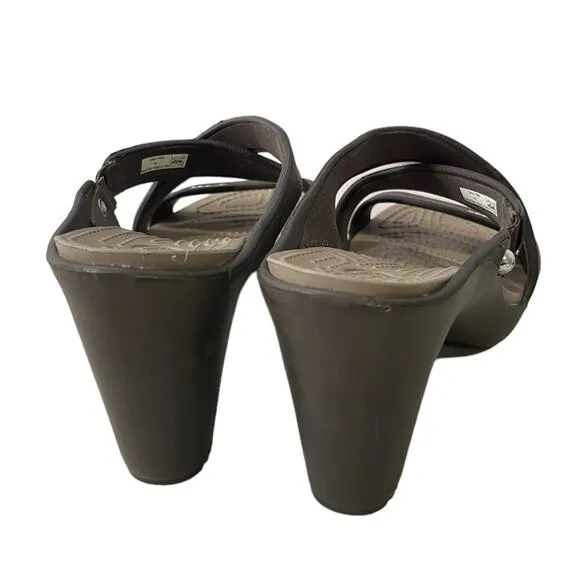 Crocs Cyprus Shoes Comfort Heels Size 9