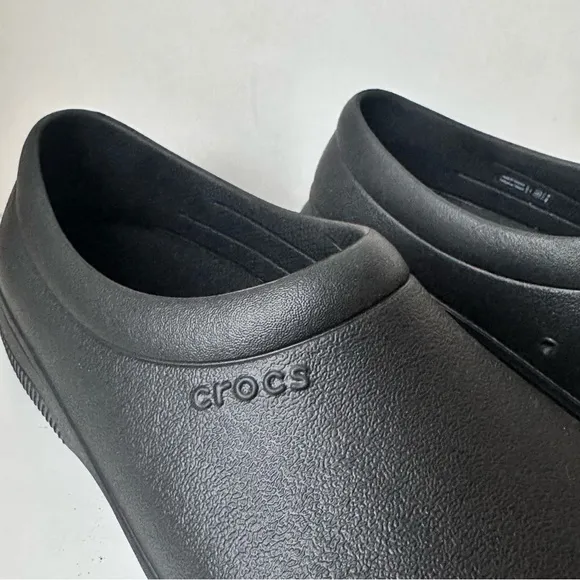 Crocs Mellow Recovery Clog Mens 11 Black Slip-On Comfort Shoes