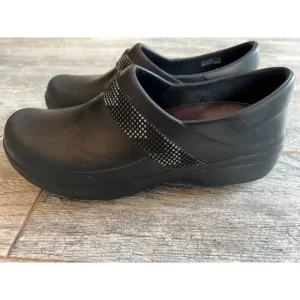 Crocs Neria Pro ll Shoes Slip Resistant Slip On Clogs Black Womens 11 Mules Work