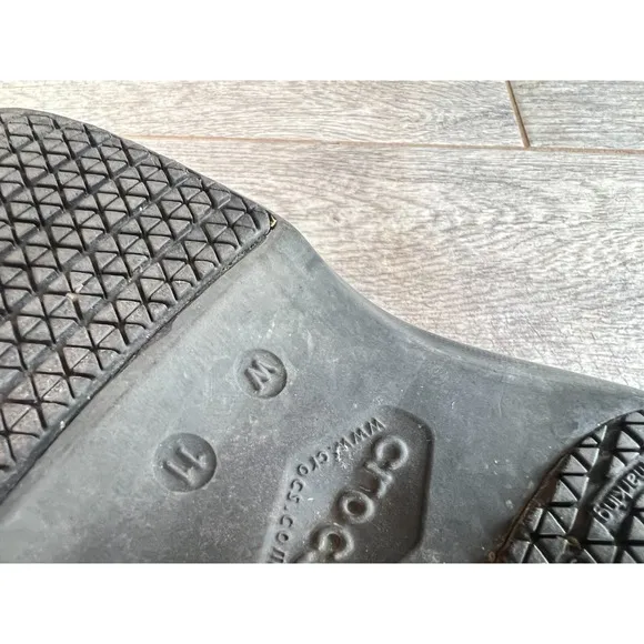 Crocs Neria Pro ll Shoes Slip Resistant Slip On Clogs Black Womens 11 Mules Work
