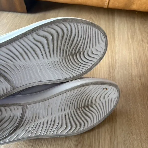 Cuater Travis Mathew Phenom Slip on Woven Ortholite Shoes Light Grey Size 9