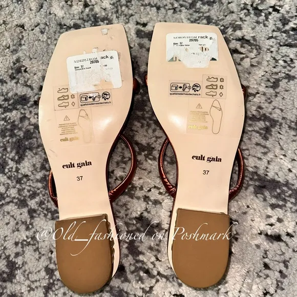 CULT GAIA Liz Leather Sandals - Price Firm