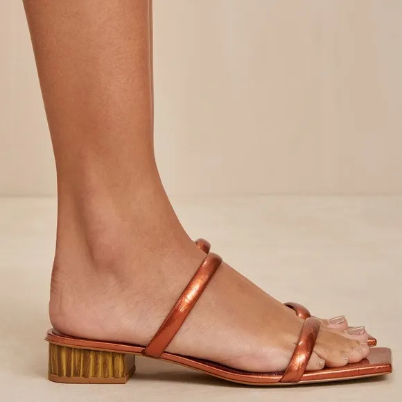CULT GAIA Liz Leather Sandals - Price Firm