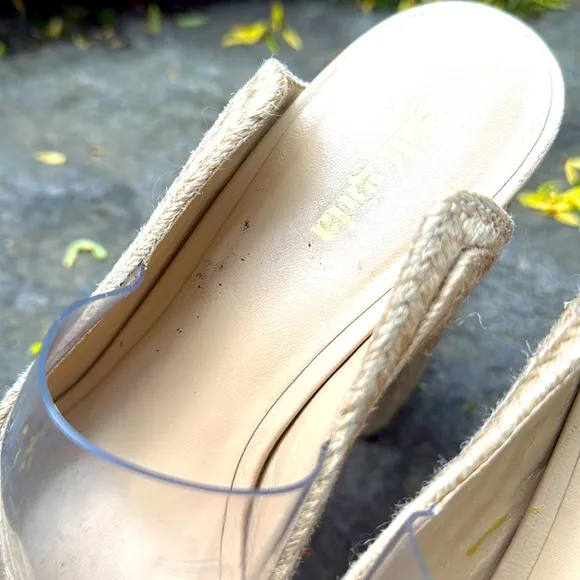 CULT GAIA SISLEY NUDE HIGH HEEL PLATFORM SANDALS - 9 ☀️🔥👡
