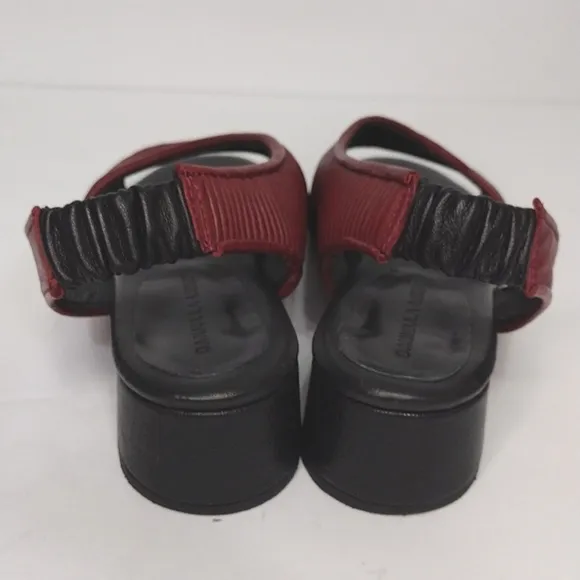 Daniella Lehavi D'Orsay Open Toe Sling Back Leather Sandals Size 39, US 8.5