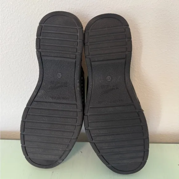 DANSKO Black Leather Slide Sandals Size 37