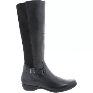 Dansko Francesca Black Milled Leather Women's Boots - EU 42/ US 11.5-12