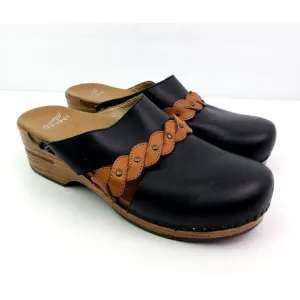 Dansko Sherise Heritage Womens Size EU 41 US 10.5-11 Leather Slip On Clog Shoes