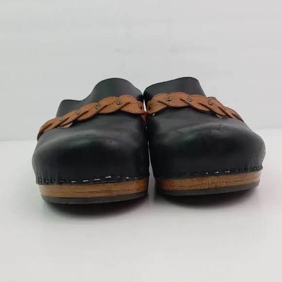 Dansko Sherise Heritage Womens Size EU 41 US 10.5-11 Leather Slip On Clog Shoes