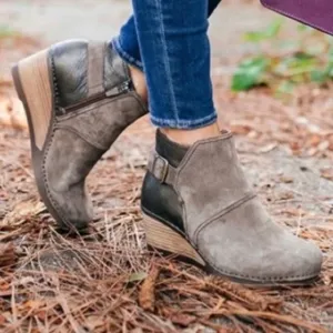DANSKO- Shirley Boot Wedge Bootie Fall Western Rustic Boho Hippie Comfort