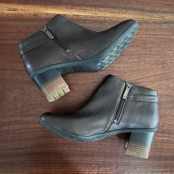 Dansko Waterproof Leather Ankle Boots Perry Chocolate Size EU 41, US 10.5-11