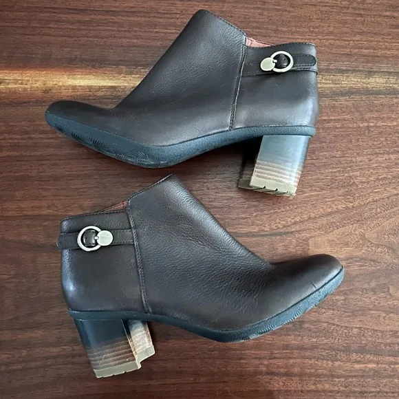 Dansko Waterproof Leather Ankle Boots Perry Chocolate Size EU 41, US 10.5-11