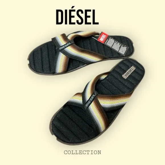 Diesel NWT cross strap men’s sandals size 12