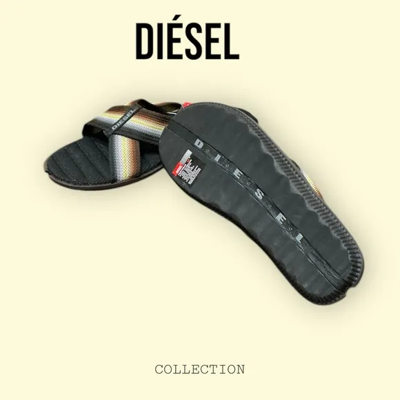 Diesel NWT cross strap men’s sandals size 12
