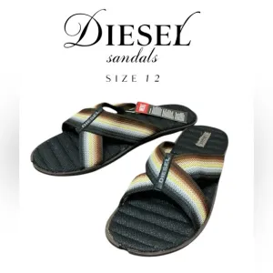 Diesel NWT cross strap men’s sandals size 12