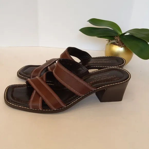 Donald J Pliner brown sandals