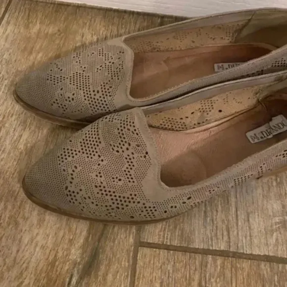 Donna Piu Women’s Leather Tan Slip On Loafers Flats