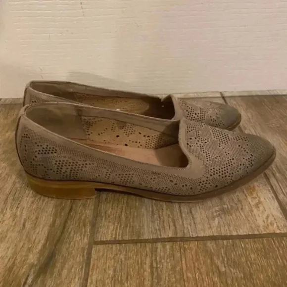 Donna Piu Women’s Leather Tan Slip On Loafers Flats