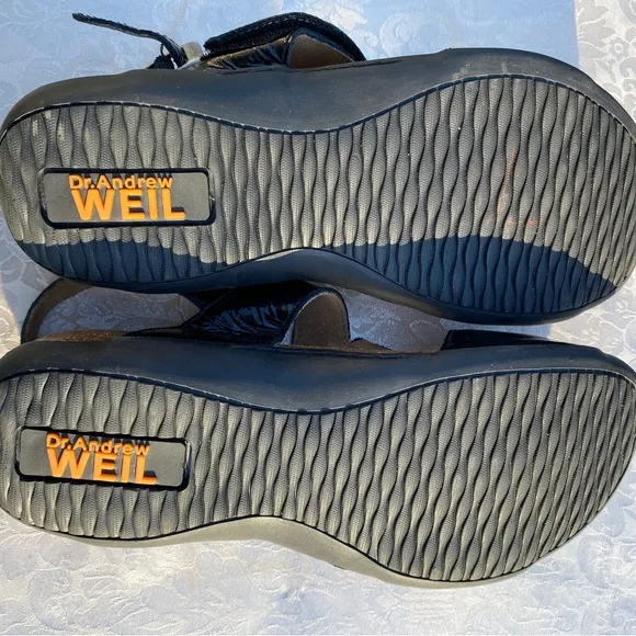 Dr. Andrew Weil Sonora Orthaheel Sandals, Women’s, Velcro, Leather, Size…