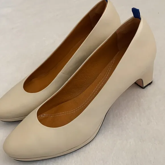 dr LIZA | Farah Leather Sneaker Pumps Heels Made in Brazil Golden Sand (8.5 M)