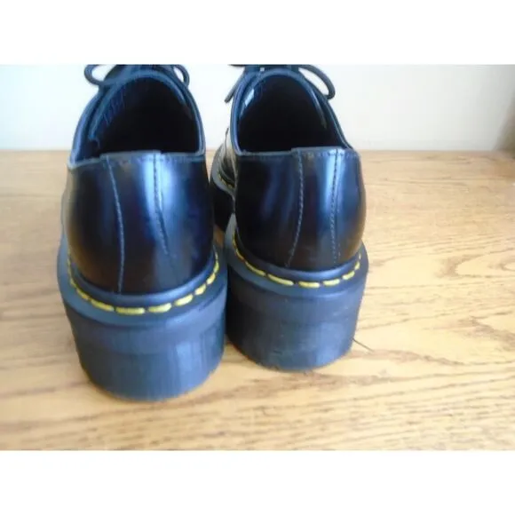 Dr Martens 25567 black Platform Oxford Shoes size women’s 8