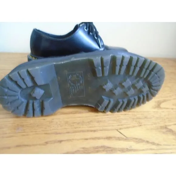 Dr Martens 25567 black Platform Oxford Shoes size women’s 8