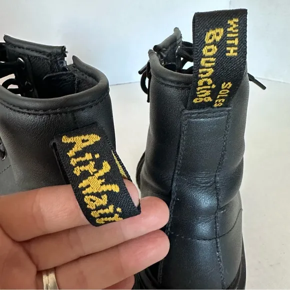 Dr. Martens Black Leather Men's Boots