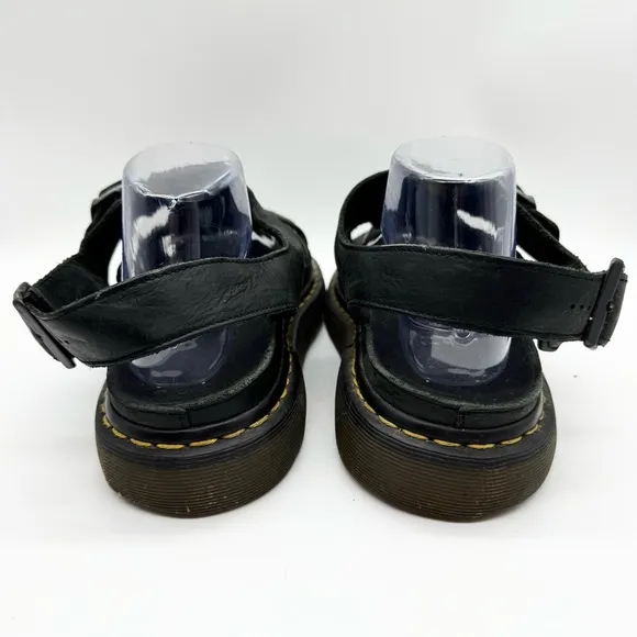 Dr. Martens Flash Fisherman Gladiator Sandals - Black Wyoming - Mens Size 9