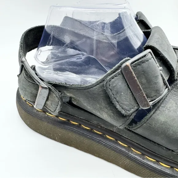 Dr. Martens Flash Fisherman Gladiator Sandals - Black Wyoming - Mens Size 9