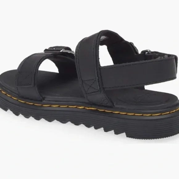 Dr Martens Kyle J Big Girls Black Sandals size US 4, UK 3, EU 36
