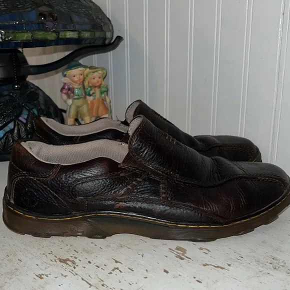 Dr Martens mens slip on loafers shoes size 10 leather