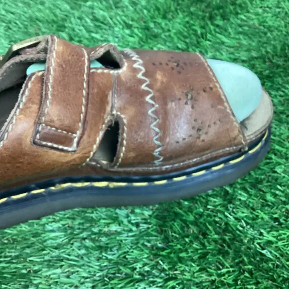 Dr. Martens Vintage Brown Leather Sandals 11