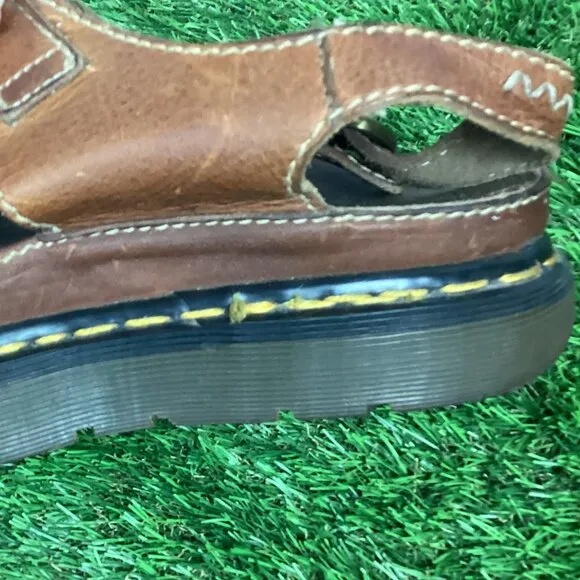 Dr. Martens Vintage Brown Leather Sandals 11