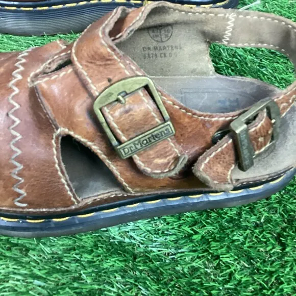 Dr. Martens Vintage Brown Leather Sandals 11
