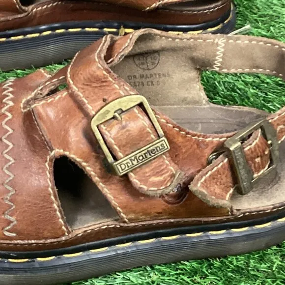 Dr. Martens Vintage Brown Leather Sandals 11