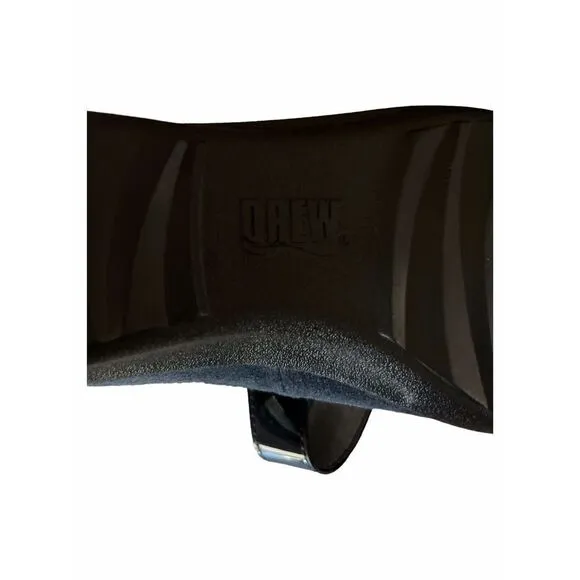 Drew Navy Blue Genoa Mary Jane Wedge Suede Shoe Orthotic Size 9 N Adjustable
