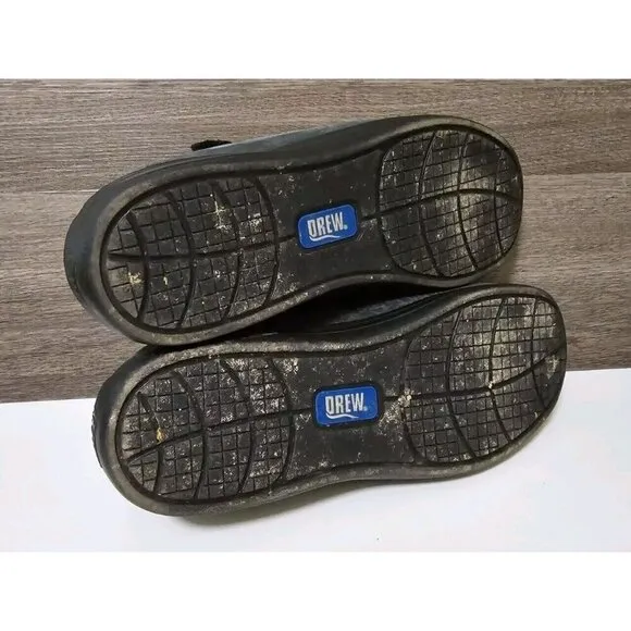 Drew Womens Orchid Orthotic Shoes Size 9.5 Gray Leather