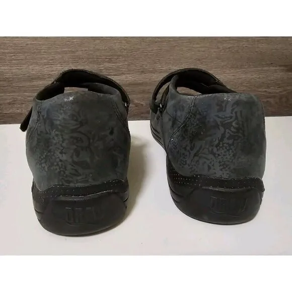Drew Womens Orchid Orthotic Shoes Size 9.5 Gray Leather