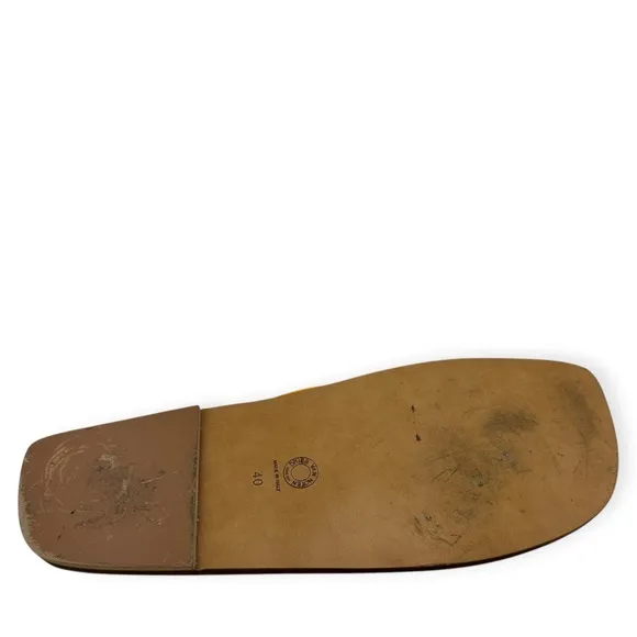 Dries Van Noten Leather Thong Sandals