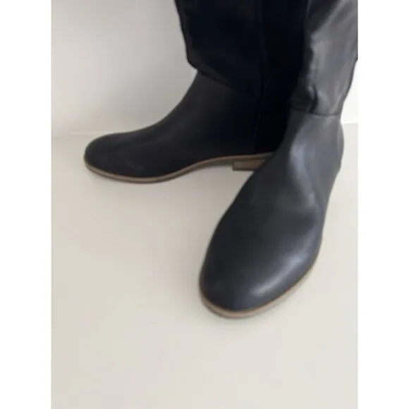Dr.Scholl's Astir Zip Women's Black Boots NW/OB 8.5M tall comfy cushion
